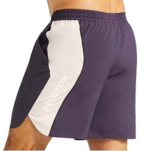 Men’s Peloton Speed Lined Velocity 7” Shorts Purple Sz S - Picture 1 of 6